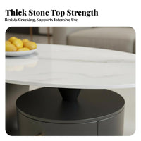 2 Pieces Nesting Coffee Tables Modern Minimalist aesthetic Nesting Table Set Easy Setup Internal Storage for Homeowners, Bedroom