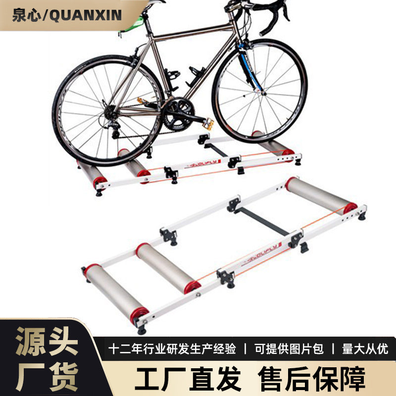 Metal Aluminum Alloy Silent Roller Magnetic Resistance Indoor Bike Trainer Stand