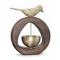 Hanging Bell Ornament Long-Lasting Wooden Bell Reusable for Indoor Display