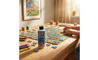 Screw Cap Jigsaw Jigsaw Glue Preserving Clear Jigsaw Adhesive Glossy Finish Hobby Supply for Finished Puzzles