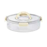 Cookie Carrier with Lid and Handle Plastic for Meal Prep