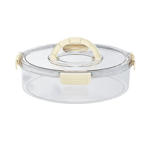 Cookie Carrier with Lid and Handle Plastic for Meal Prep
