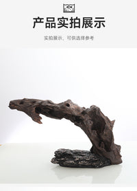 Simulated Driftwood Tree Root Aquarium Decor Resin Ornament