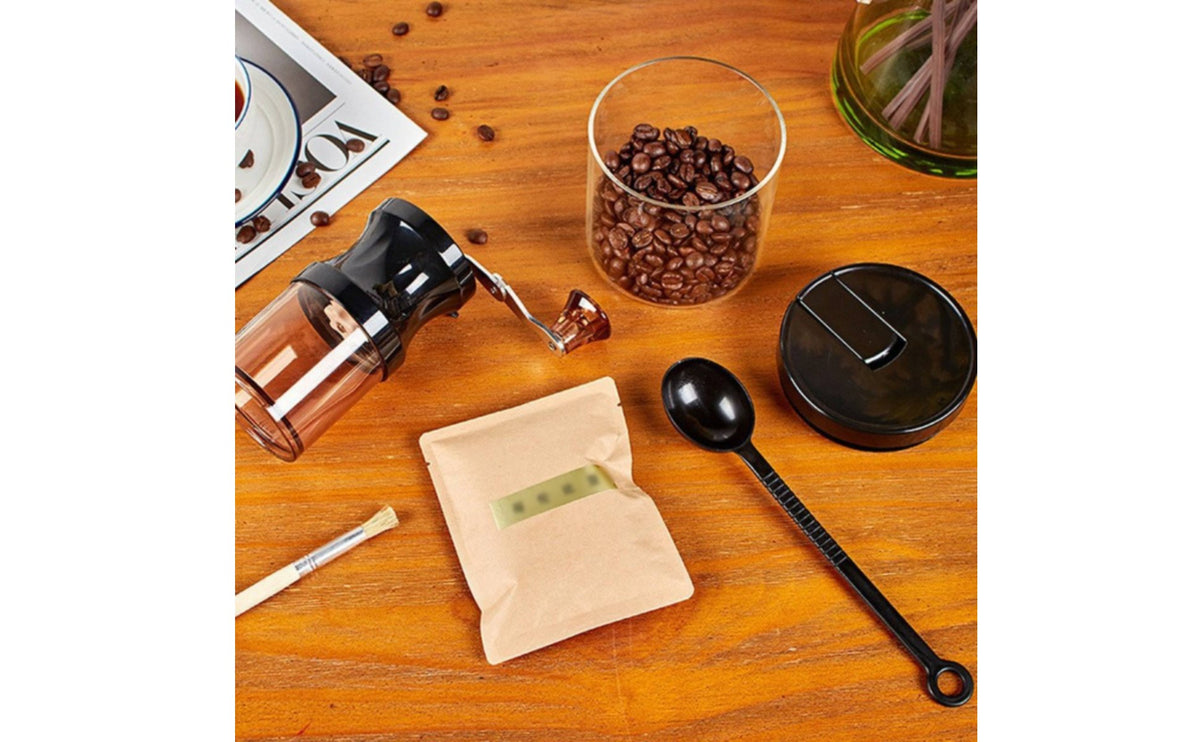 Manual Coffee Grinder Adjustable Pulverize Size Hand Crank Coffee Mill Conical Burr Grinder Exact Grinding Kitchen Appliance