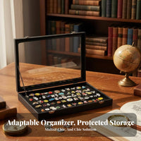 dimensional levitating Frame Anti-Oxidation Display container Airtight closure for Office, Shelf