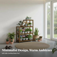 Multi-Tier Pot Stand Floor-Standing Flower Rack Minimalist design for Living Room