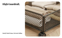 Under-Bed Rolling container With casters Wheeled Storage container Large Capacity for Adults