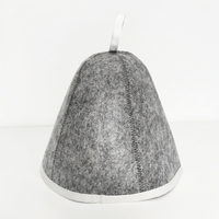 Sauna Hat for Steam Bath, Steam Room Essential Parts, Heat Resistant Sauna Cap, Stylish Appearance Sauna Hat, Sauna Hat with 