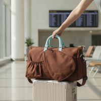 Multifunctional Bag with Racket Pocket Adjustable Racket Bag Organized Comfortable for Travel