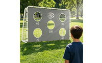 Football  Scoring Target Cloth Portable Soccer Goal Target Sheet Athletic Gear for Backyard, Beach