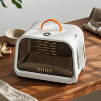Hard-Sided Pet Carrier Ventilated Hard-Sided Pet Carrier Lightweight for Cats, Vet Visits