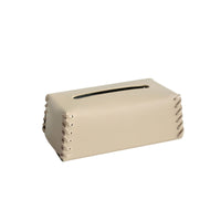 Leather Tissue Box Cover Structured Tissue Box Cover Modern for Bedroom