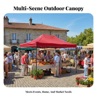 Advertising Gazebo Foldable Deployable up Canopy Tent Waterproof Instant-Setup Canopy for Street Vendors, Businesses, Business Shows, Carport