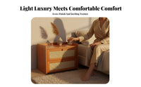 Bedside Cabinet with Drawer Light Luxury Design Bedroom Furniture Space-Saving