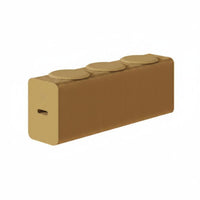Accordion Bench Space-Saving Low Stool Expandable for Parties, Homeowners
