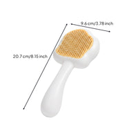 Self-Cleaning Cat Comb Fine-Pin De-Shedding Tool Handheld for Home, Cats, Pets