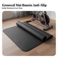 Noise Reducing Fitness Equipment Mat Vibration Reduction Shock Absorbing Floor Mat Easy to Clean Gym Flooring Moisture Resistant for Garage