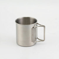 Foldable Coffee Cup Stainless Steel Travel Mug, Outdoor Camping Mug for Hot Drinks, Portable Folding - Image 7
