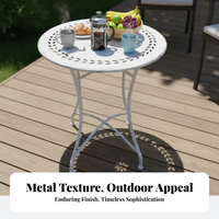 Weatherproof patio side table