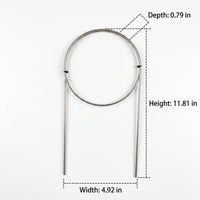 Indoor Plant Trellis, 30cm Heart Stainless Steel Trellis for Climbing Plants, Metal Plant Support for Vining Houseplants