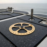 Flag Hole Base Plate Lightweight Aluminum Flag Plate Sports Gear for Competitive Freedivers