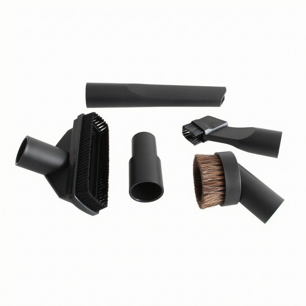 5 Pieces Vacuum Attachment Set Black Crevice Cleaning Kit Wide Compatibility