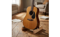 Wooden Angled-Frame Guitar Stand Padded Folding Guitar Stand Portable Compact for Guitarists