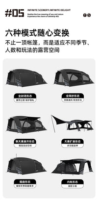ShineTrip Conqueror Tunnel Tent for Outdoor Camping