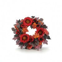 Wreath with Sunflowers Layered Sunflower Wreath Dense for Thanksgiving, Entryway
