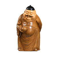 Chinese Style Landlord Figurine Resin Sculpture for Study or Tea Table