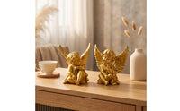 Angel Statue  Resin Sculpture Indoor Figurine for Desk