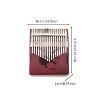 34-Note Thumb Piano Engraved Thumb Piano  Comfortable Mbira for Beginners, Adults, Home Practice