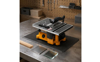 Micro Table Saw Multi-Material Cutting Mini Table Saw Compact Size Power Tool for Hobbyists, Workshop