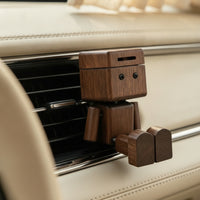 Robot Car Air Freshener Natural Robot Ornament Mini for Drivers