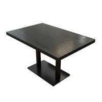 Circular Table and 2-Chair Set Sturdy Construction Cafe Seating Modern Design Space-Saving for Restaurant Owners, Coffee Shop
