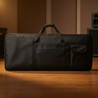Padded 61-Key Keyboard Bag Portable 61 Key Keyboard Case with Handle Sturdy Soft for Musicians