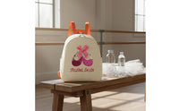 Large Capacity Girls Ballet Backpack Water Repellent Sequin Dance Rucksack Lightweight Princess Ballet Bag for Dancers