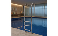4-Step Pool Ladder Sturdy Stainless Steel Pool Ladder Anti-Slip for Families, Swimming Pools