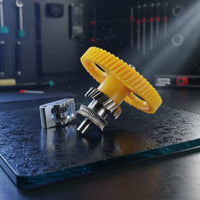 Extruder Gear Assembly Hardened Steel Drive Gear Printer Feeder Component Wear-Resistant Long Service Life