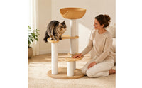 Wood Feline Climber  Perches Animal Furniture Sturdy and Stable