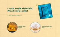 LED Water Ripple Night Light mood