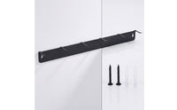 Powder-Coated Brush Hanger Rack with Six Hooks Rust-Resistant Detailing Brush Hanger Rustproof Wall-Mounted Organizer Heavy-Duty for Car Detailers