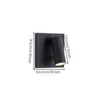 Adjustable LED reading wall sconce