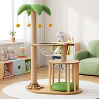 Climbing structure Indoor Activity Centre and Activity Center with Condo, Stable Density Board Indoor feline perch with Scratching Posts for Adult