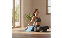 Marbled Balance Pad with Contoured Form Versatile Balance Pad Supportive Cushioned Foam Mat Sturdy for Yogis, Athletes, Home Gym, Pilates Class