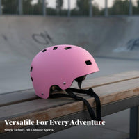 Sport Helmet Impact Resistant Skateboard Helmet Ventilated Guard Gear for Skateboarding, Roller Skating