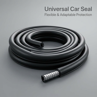 Black B-Pillar Door Seal Strip, Car Sealing Strips for B Pillar Trim, Wear Resistant Car Door Protec - 90cm (2 pieces)