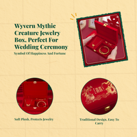 Gold wedding keepsake box