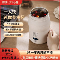 可以烧水的保温杯旅行车载便携式冲奶养生壶可加热杯子泡水出差