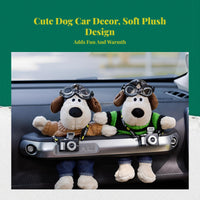 PVC dog bobblehead car decor